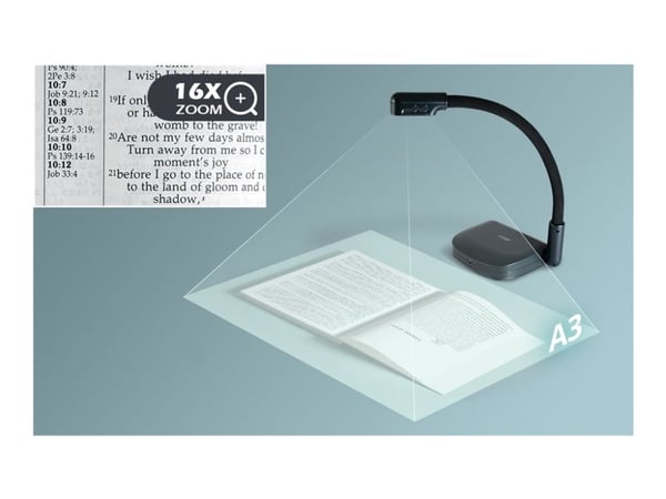 AVer AVerVision U70i - Dokumentkamera - farge - 13 000 000 piksler - 3840 x 2160 - lyd - USB 2.0