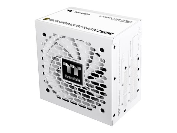 Thermaltake ToughPower GT 750W - Strømforsyning (intern) - ATX12V 3.1/ EPS12V - 80 PLUS Gold - AC 100-240 V - 750 watt - aktiv PFC - snø Thermaltake ToughPower GT 750W - Strømforsyning (intern) - ATX12V 3.1/ EPS12V - 80 PLUS Gold - AC 100-240 V - 750 watt - aktiv PFC - snø