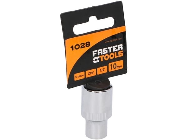 FASTER TOOLS FASTER TOOLS Kuusiokolo 1/2" 10 yksi koko