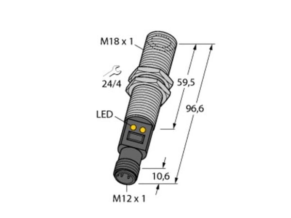 Turck 3073652 M18TB14Q Lämpötila-anturi
