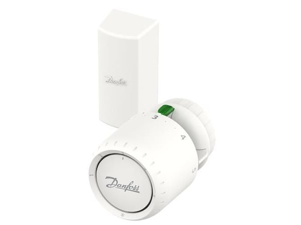 DANFOSS Aveo Standardtermostat med fjernføler, 2m kapillarrør. Indstillingsområde 7-26°C, Frostsikring