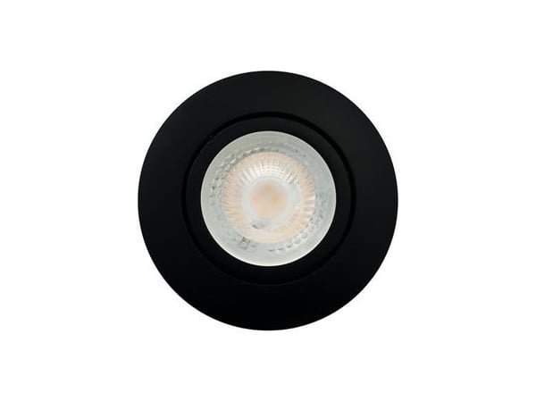 Luna Quick install 2.0 ISO GU10 Mat Sort 3000K 385lm 5W Indendørs/udendørs DIM IP44
