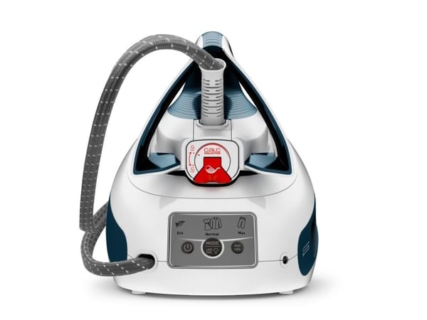 Tefal Express Power SV8111, 430 g/min, Durilium AirGlide Autoclean soleplate, 6,2 stang, 1,8 l, 120 g/min, Blå, Hvit