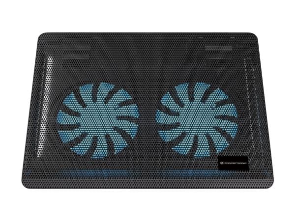 Conceptronic CNBCOOLPAD2F - Notebookkjølepute - 15.6"