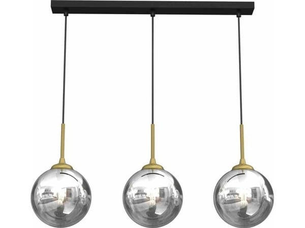Domoletti taklampa PENDANT LIGHT BURSA 3xE14 line bl/guld