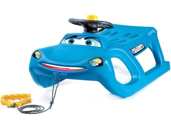 Prosperplast Zigi Zet Stering plastslede med blått styre