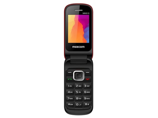 MaxCom Comfort MM815, Avattava, Kaksois-SIM, 6,1 cm (2.4"), 0,3 MP, 1000 mAh, Punainen