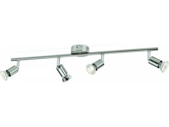 Philips myLiving Limbali-spotlys til tak/vegg, 4 stk., Spotlight på skinne, GU10, 4 ampuller, LED, 230 V, Kromfarget