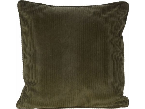 Home Styling Collection dekorpute i fløyel/cord med kant, 40 x 40 cm