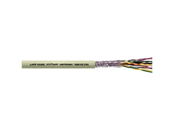 LAPP 32851-100 Datakaapeli UNITRONIC® PUR CP (TP) 3 x 2 x 0,25 mm² Grå 100 m