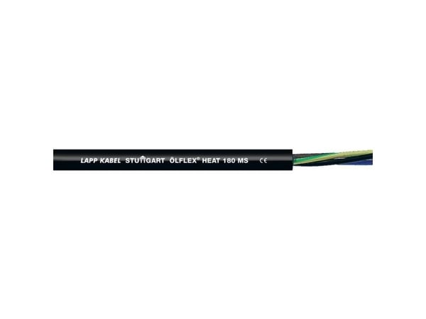 LAPP ÖLFLEX® HEAT 180 MS Højtemperaturkabel 7 G 0.50 mm² Sort 46604/100 100 m