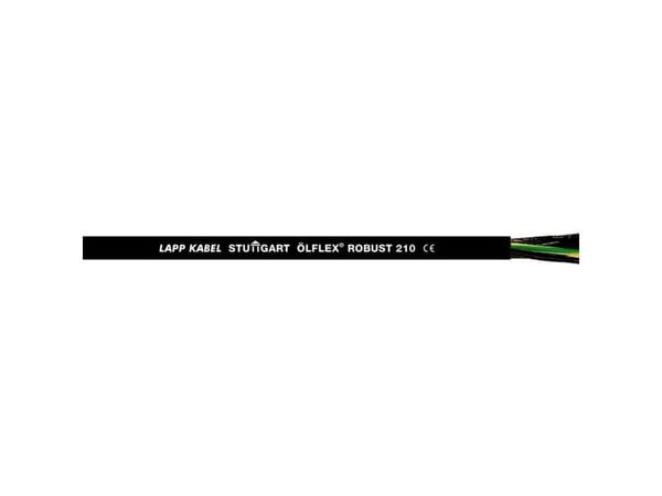 LAPP ÖLFLEX® ROBUST 210 Styrkabel 4 G 0,50 mm² Svart 21883-500 500 m