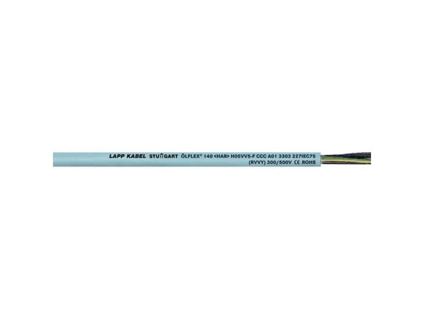 LAPP ÖLFLEX® 140 Styreledning 7 G 0,75 mm² Grå 11011-100 100 m 100 m