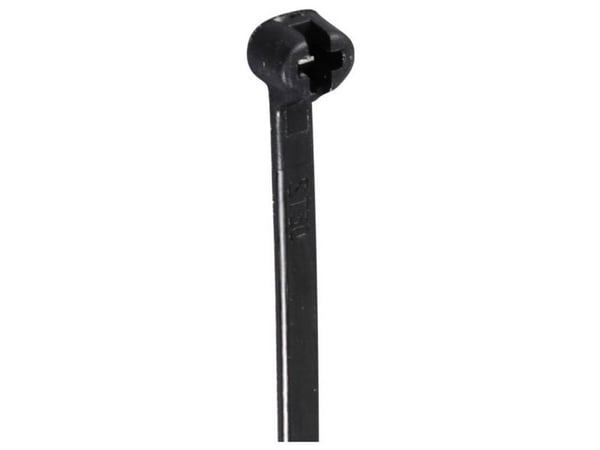 TRU COMPONENTS TC-12814184 Kaapelinside 100 mm 3 mm Musta UV-stabiloitu 100 kpl 100 kpl