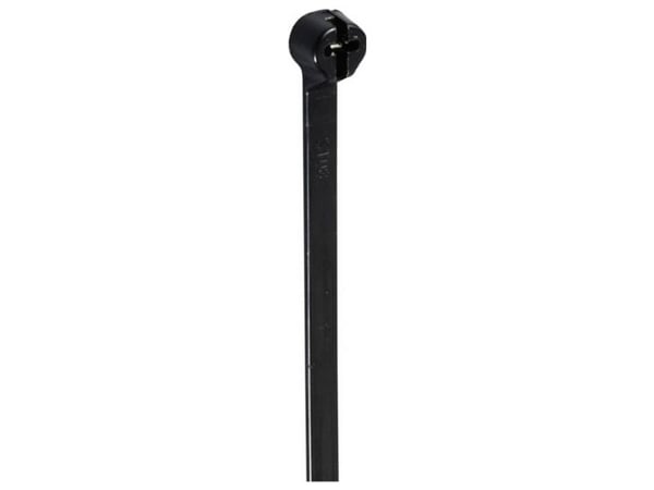 TRU COMPONENTS TC-12814196 Kaapelinside 370 mm 4,8 mm Musta UV-stabiloitu 100 kpl
