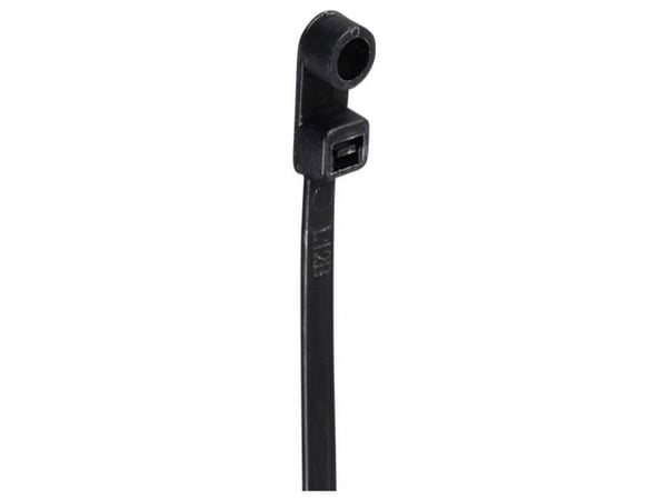 TRU COMPONENTS TC-12814172 Kaapelinside 370 mm 4,8 mm Musta UV-stabiloitu 100 kpl