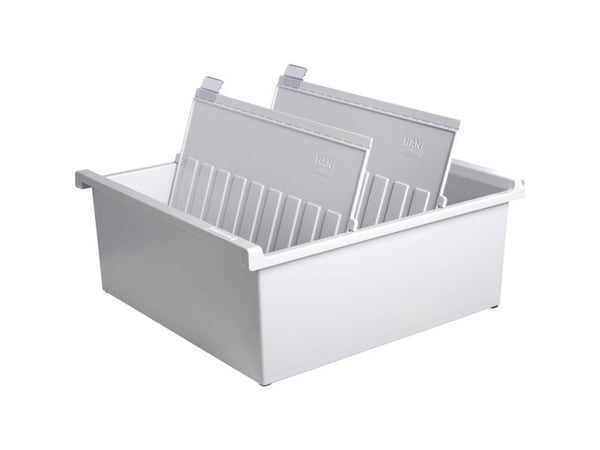 HAN 954-0-11, A4, Plast, Polystyren (PS), Grå, 322 mm, 346 mm, 138 mm