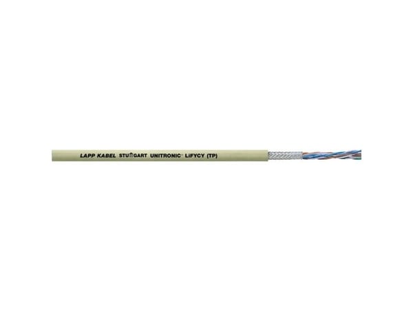LAPP 34231-100 Datakabel UNITRONIC® LiFYCY (TP) 4 x 2 x 0.08 mm² Grå 100 m