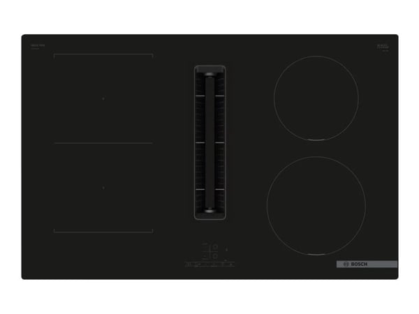 Bosch Serie | 4 PVS811B16E - Induksjonskomfyrtopp - 4 plater - Nisje - bredde: 75 cm - dybde: 49 cm - Klasse B - uten ramme - svart med fallvindutt...