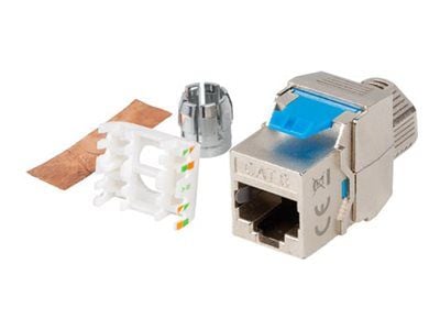 Lanberg keystone-moduuli RJ45-pistorasia - työkaluton FTP-kat. 8.1