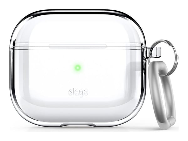 elago - Eske for ladeboks for tådløse ørepropper - harpiks - gjennomsiktig - for Apple AirPods (3. generasjon)