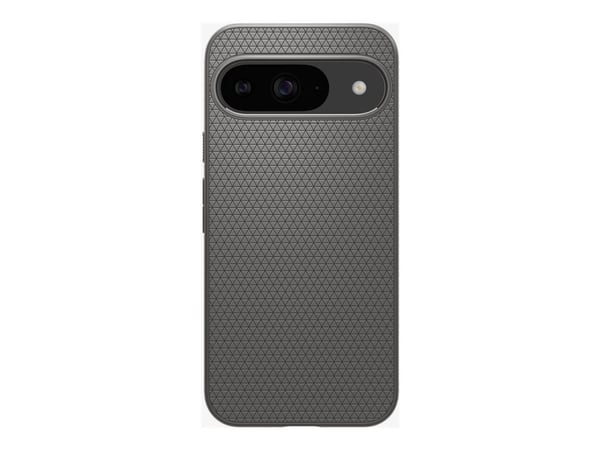 Spigen Liquid Air - Baksideskal för mobiltelefon - termoplastisk polyuretan (TPU) - grå marmor - för Google Pixel 9 Pro