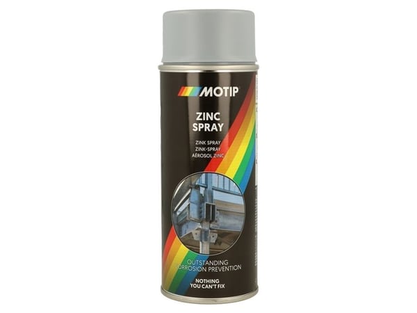 Motip Auto Zinc Spray harmaa ruoka 400ml