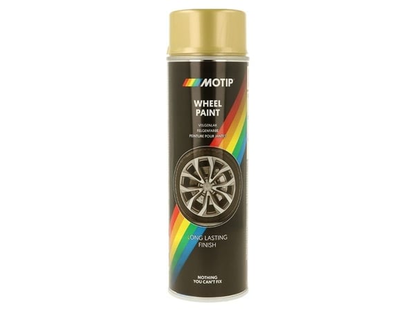Motip Universalfärg Rim spray guld 500ml.