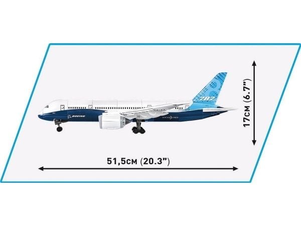 COBI Boeing 787 Dreamliner, Byggesett, 9 år, 836 stykker