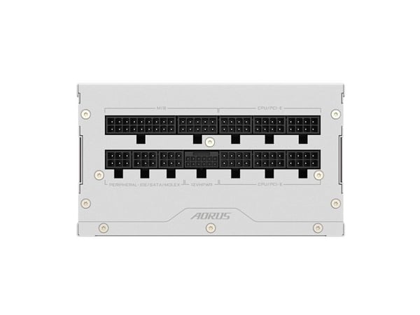 AORUS ELITE AE1000PM PG5 ICE - Strømforsyning (intern) - ATX12V 3.0/ EPS12V - 80 PLUS Platinum - AC 100-240 V - 1000 watt - aktiv PFC