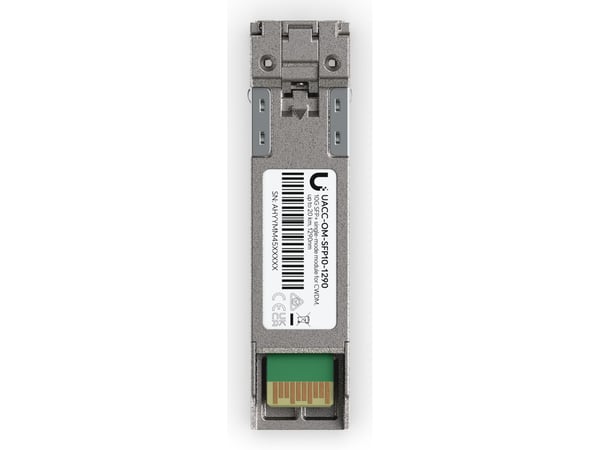 Ubiquiti UniFi - SFP+ transceivermodul - 10GbE - 10GBase-CWDM - LC/UPC-enkeltmodus - opp til 20 km - 1290 nm