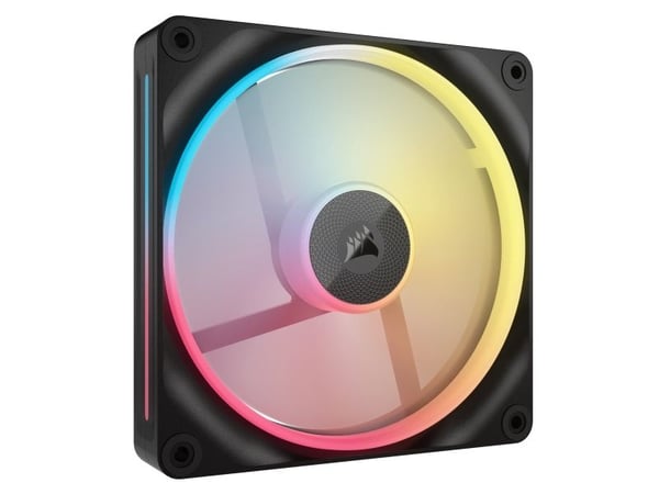CORSAIR iCUE Link LX140-R RGB-laajennus - tuulettimella varustettu insertti - käänteinen - 140 mm - musta - musta