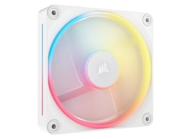 CORSAIR iCUE Link LX120-R RGB - Kabinettvifte - omvendt blad - 120 mm - hvit