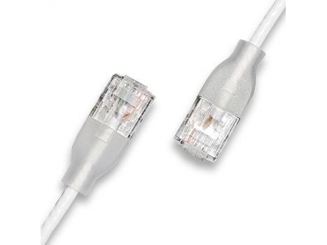 Wantec 7408, 5 m, Cat6a, valkoinen
