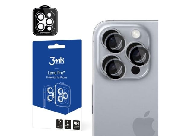 3mk Lens Protection Pro - Linsebeskytter for mobiltelefon - gjennomsiktig - for Apple iPhone 16 Pro
