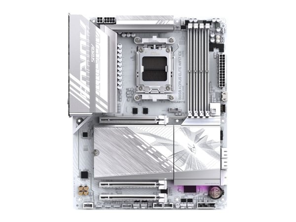 AORUS B850 ELITE WIFI7 ICE - Hovedkort - ATX - Socket AM5 - AMD B850 Chipset - USB-C 3.2 Gen 2x2, USB-C 3.2 Gen2, USB 3.2 Gen 2, USB 3.2 Gen 1 - Bl...