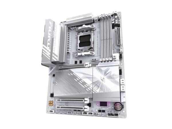 AORUS B850 ELITE WIFI7 ICE - Hovedkort - ATX - Socket AM5 - AMD B850 Chipset - USB-C 3.2 Gen 2x2, USB-C 3.2 Gen2, USB 3.2 Gen 2, USB 3.2 Gen 1 - Bl...