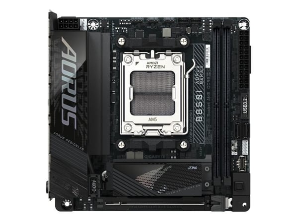 AORUS B850I PRO - Hovedkort - mini-ITX - Socket AM5 - AMD B850 Chipset - USB-C 3.2 Gen2, USB 3.2 Gen 1, USB 3.2 Gen 2 - Bluetooth, 2.5 Gigabit LAN,...