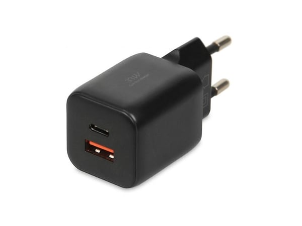 iBOX C-42 - Virtalähde - 33 Watt - 3 A - Huawei Fast Charge, QC 3.0, AFC, SCP, Apple 2.4A, USB BC 1.2, Power Delivery 3.0 + PPS - 2 lähtöliitäntää ...