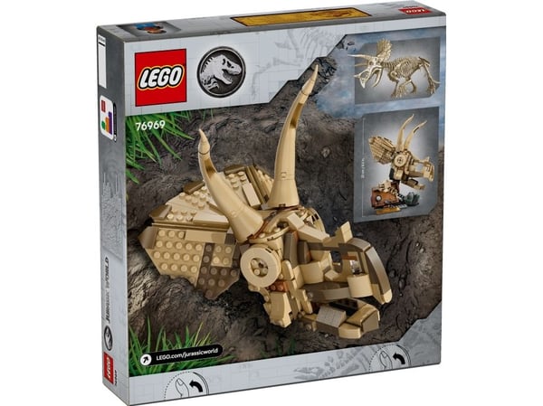 LEGO Jurassic World 76969 Dinosaurfossiler: triceratops-hodeskalle