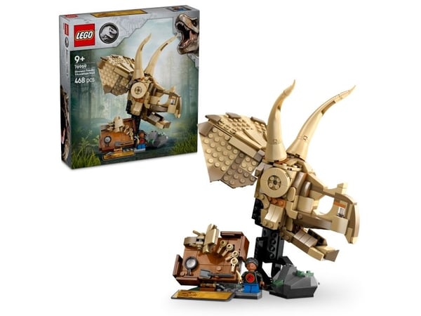 LEGO Jurassic World 76969 Dinosaurfossiler: triceratops-hodeskalle