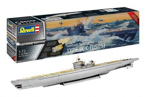 Revell plastmodell skip Type IX C Platinum Edition 1/72
