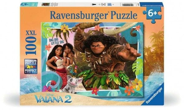 Ravensburger Disney Vaiana 2, 100 stykker, Tegneserier, 6 år