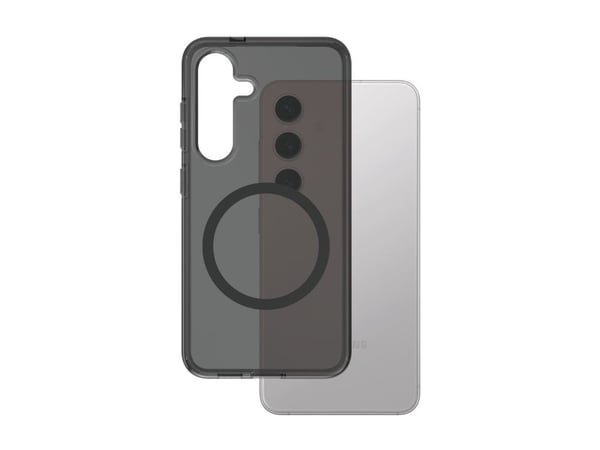 CARE by PanzerGlass Urban Combat - Baksidedeksel for mobiltelefon - polykarbonat, termoplast-polyuretan (TPU) - røykfarget, svart - for Samsung Gal...