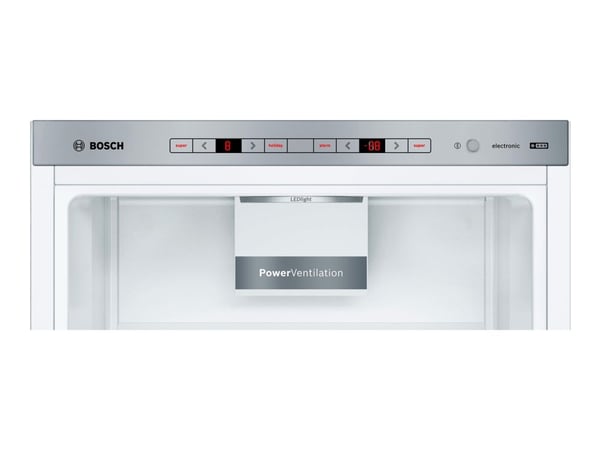Bosch Serie | 6 KGE36AWCA - Kylskåp/frys - bottenfrysskåp - bredd: 60 cm - djup: 65 cm - höjd: 186 cm - 308 liter - Klass C - vit