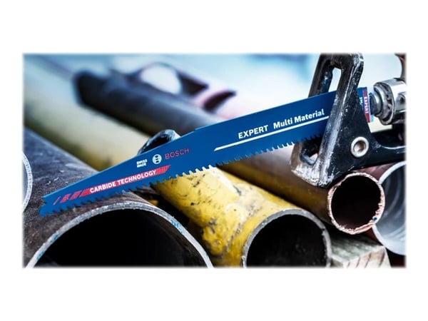 Bosch Expert Multi Material S 1256 XHM - Sagblad - for løvtre, plastic composites, tre med spiker, støpejern - 10 deler - lengde: 300 mm - bredde: ...