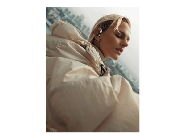 Nothing Ear (open) - True wireless-hodetelefoner med mikrofon - åpent øre - Bluetooth - aktiv støydemping - hvit