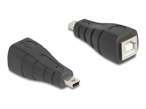 DeLOCK 67200, Mini USB, USB Type-B, musta