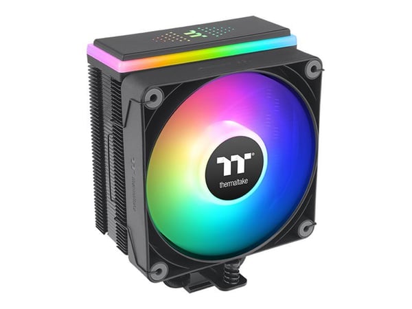 Thermaltake ASTRIA 200, Ilmanjäähdytin, 12 cm, 500 rpm, 1800 rpm, 65 kuutiometriä/min, musta