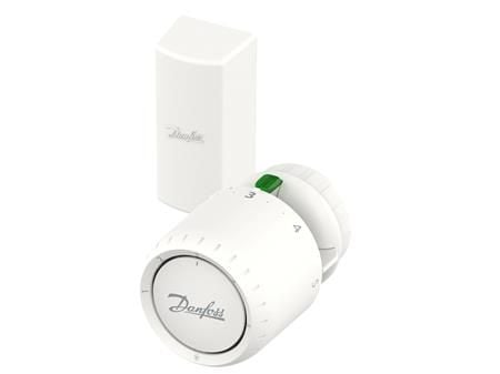 DANFOSS Aveo Standardtermostat med fjernføler, 2m kapillarrør. Indstillingsområde 7-26°C, Frostsikring
